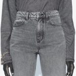 ДЖИНСЫ MOM FIT С ЗАВЫШЕННОЙ ТАЛИЕЙ -